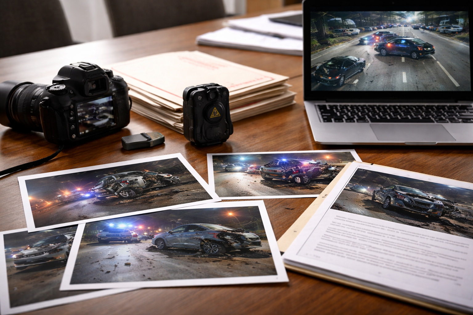 Accident investigation on display