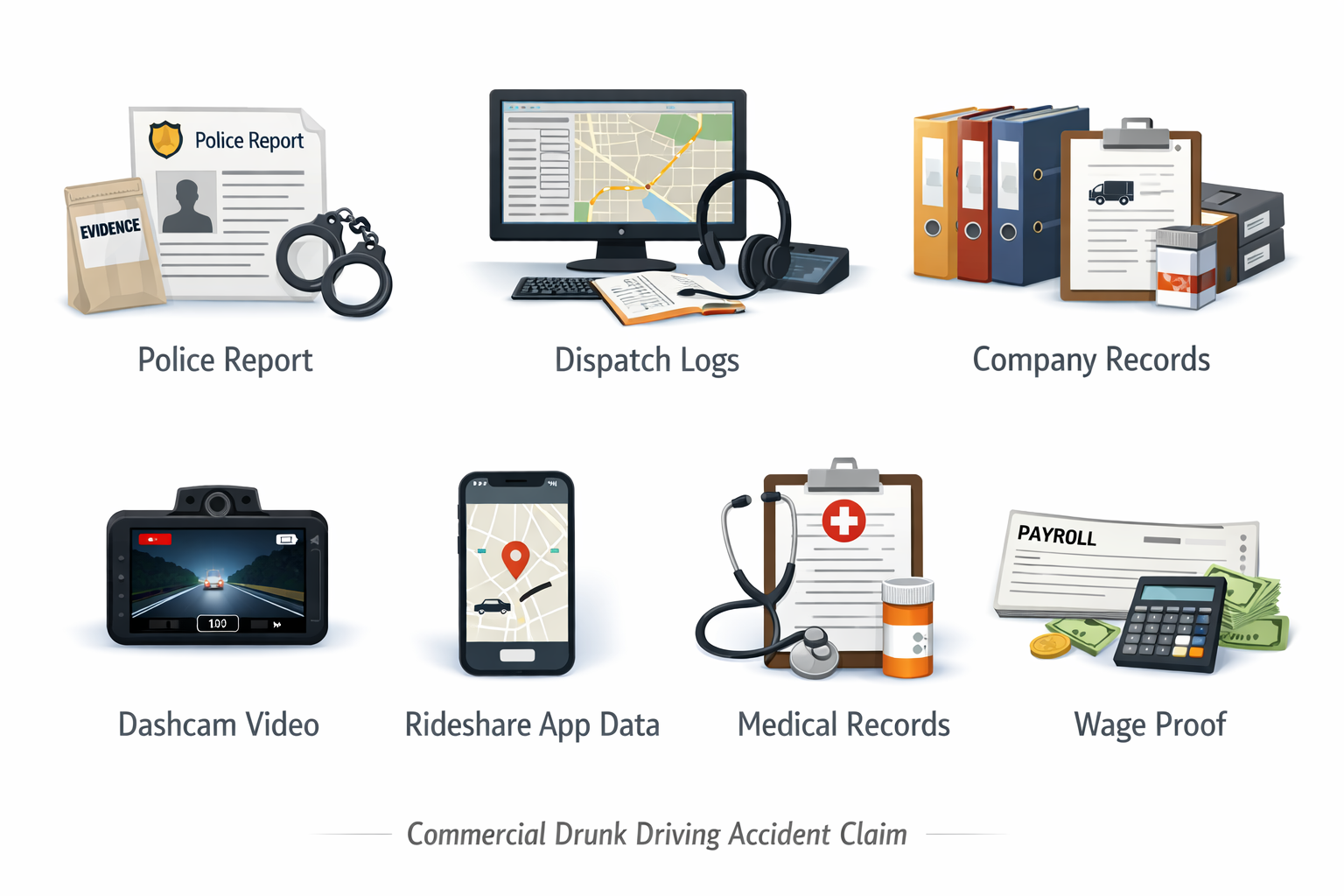 Drunk driving claim evidence breakdown
