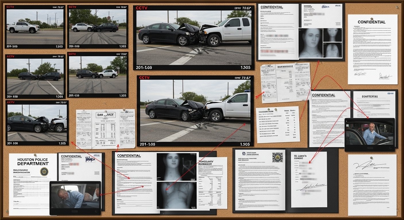 Evidence collected for a Houston drunk driving accident lawsuit