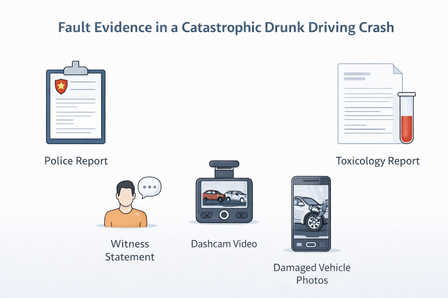 Fault evidence in drunk driving case