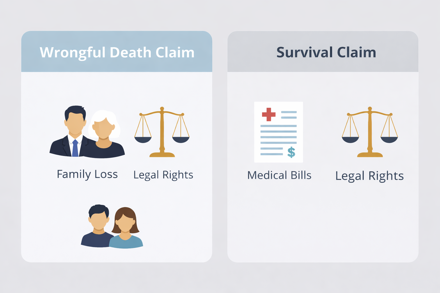 Houston crash claim comparison infographic