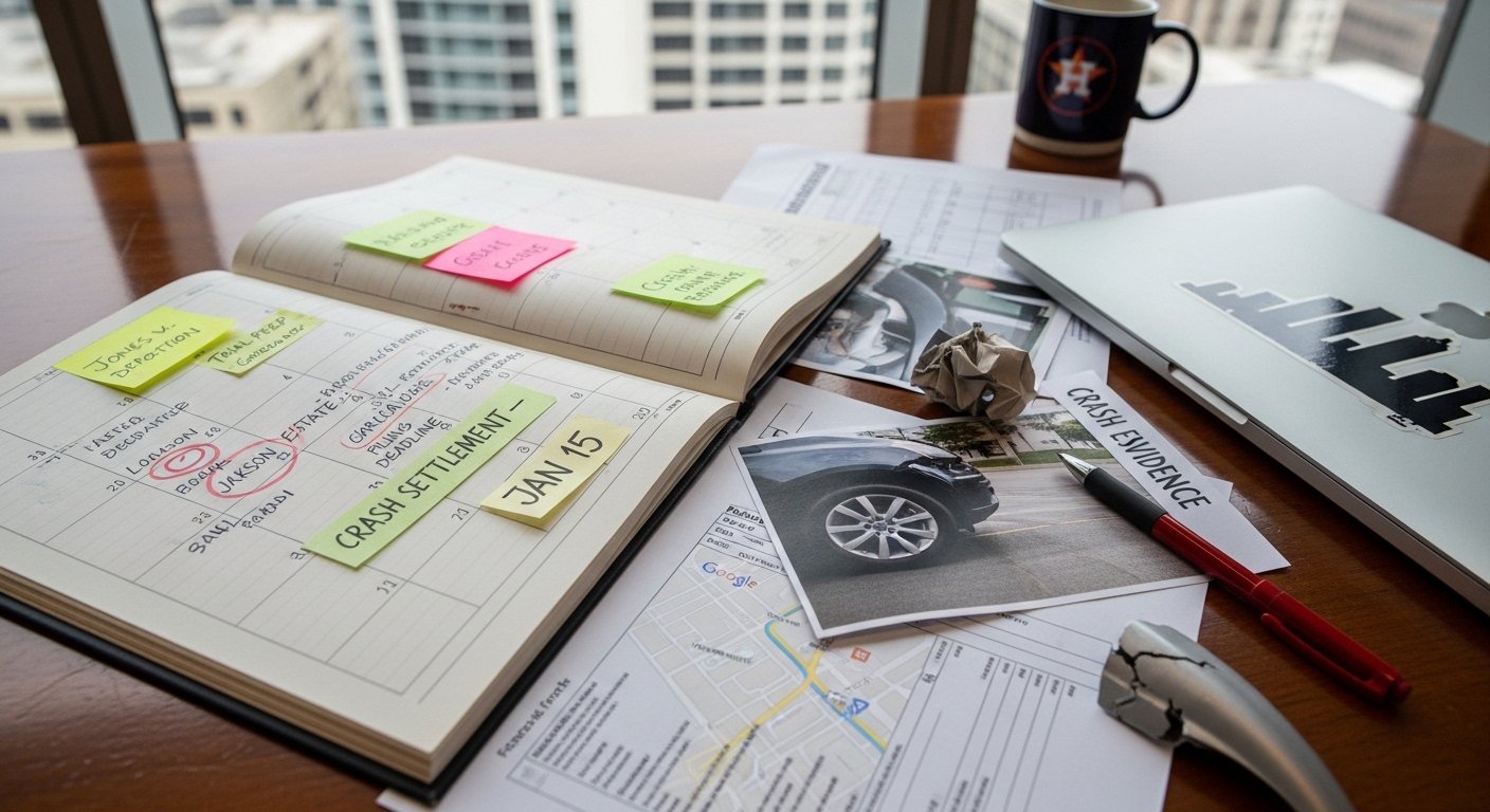 Legal deadline planning for a Houston drunk driving accident lawsuit