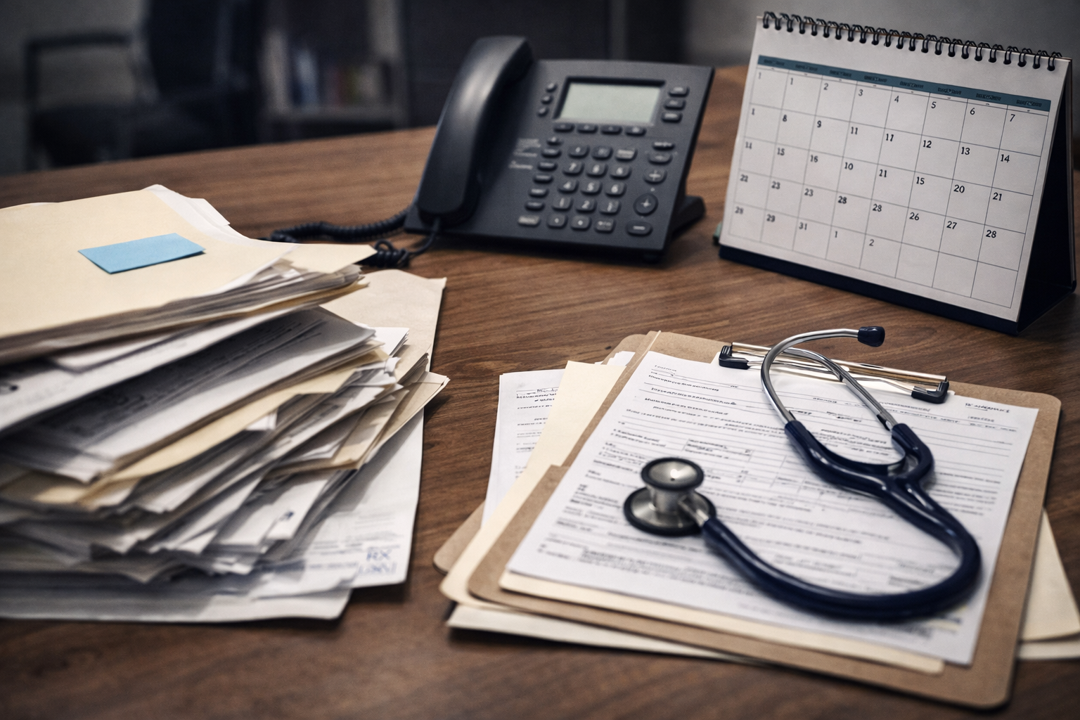 Legal paperwork and case management chaos