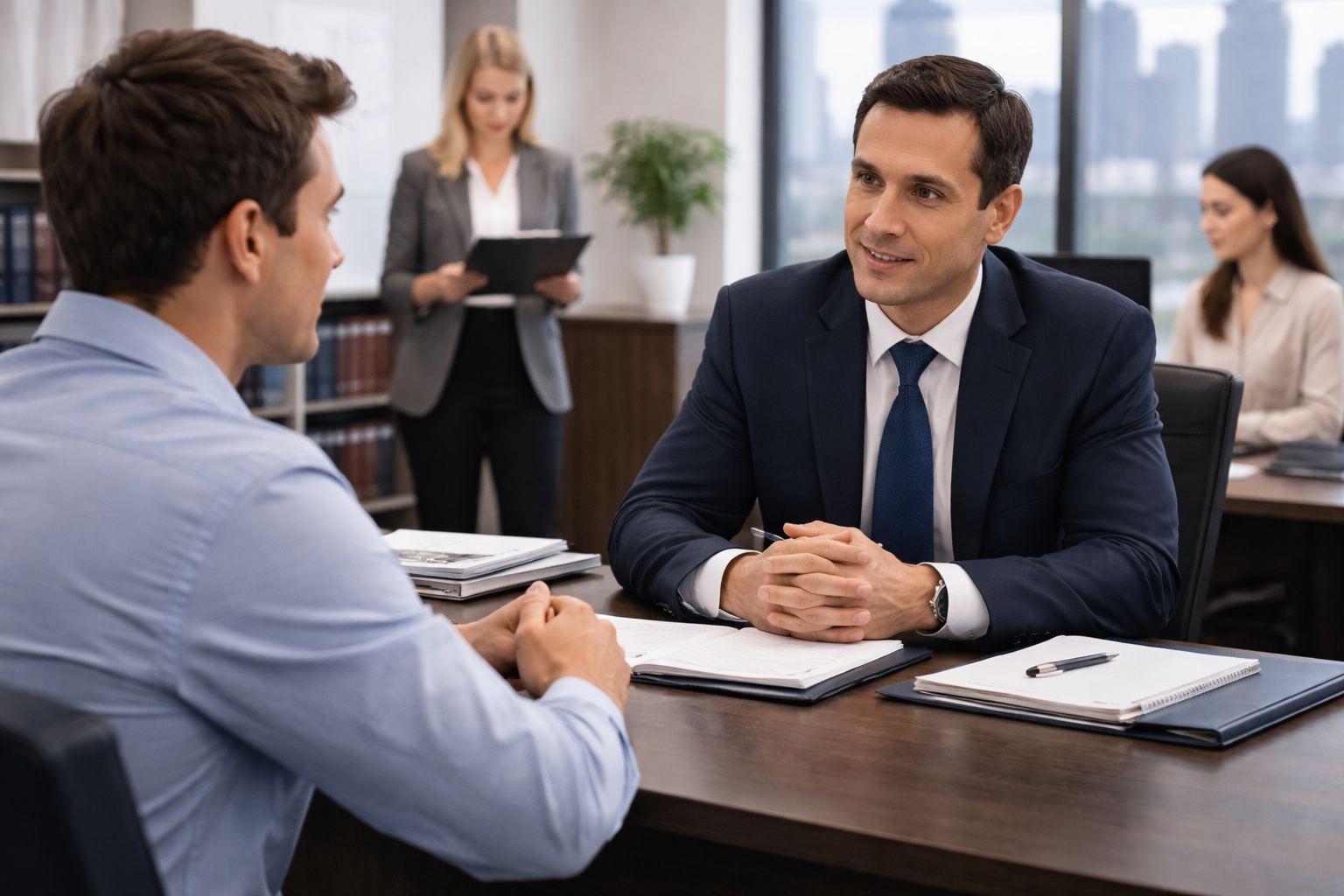 Professional legal consultation in progress