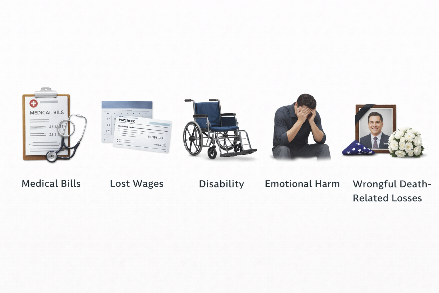 Types of damages in crash cases